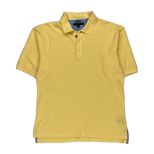 Tommy Hilfiger Polo Shirt - Large Yellow Cotton