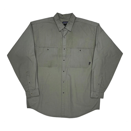 Vintage Patagonia Shirt - Large Grey Cotton