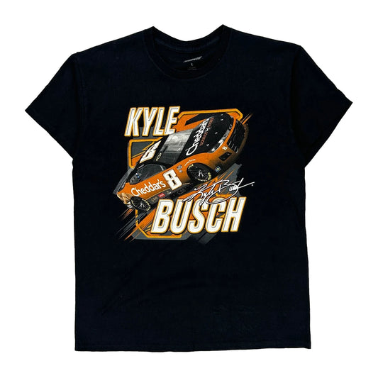 Kyle Busch Nascar Nascar T-Shirt - Large Black Cotton