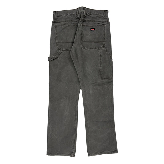 Dickies Carpenter Trousers - 33W 31L Grey Cotton