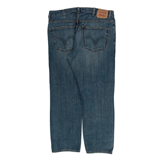 505 Levis Jeans - 36W 30L Blue Cotton