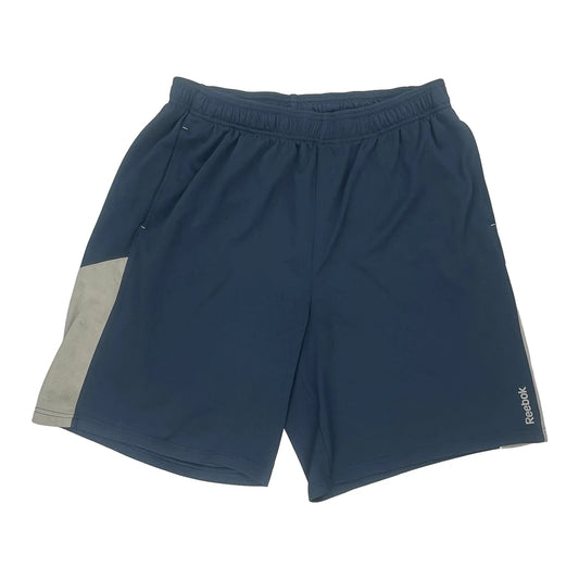 Reebok Sport Shorts - XL Blue Polyester