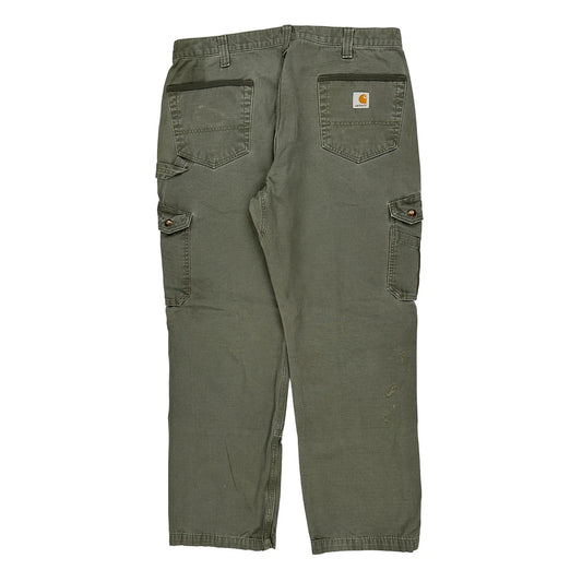Carhartt Cargo Trousers - 36W 31L Grey Cotton