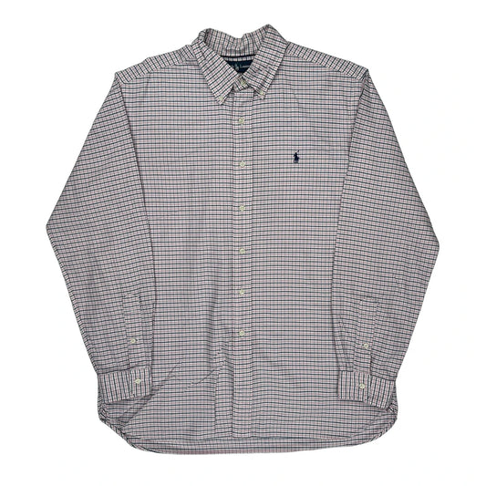 Vintage Ralph Lauren Checked Shirt - Large Pink Cotton