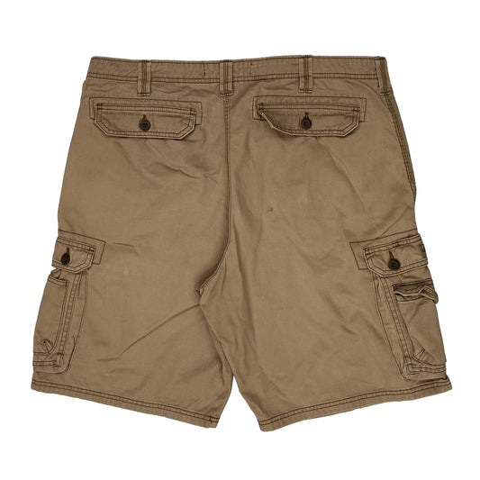 Lee Cargo Shorts - 38W 10L Beige Cotton