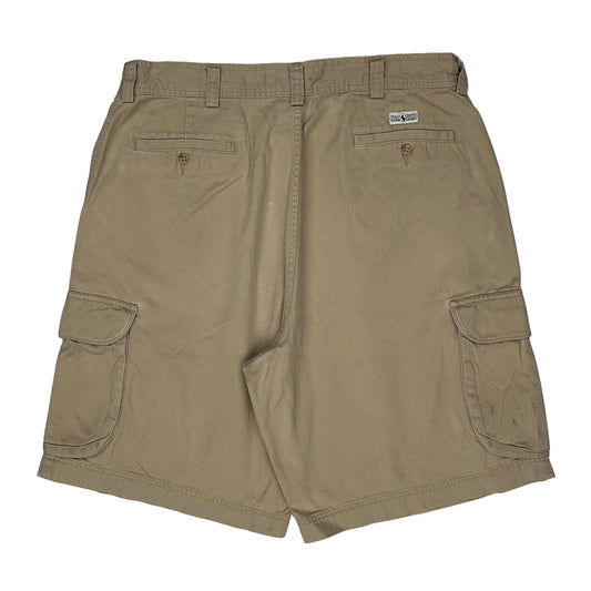 Polo By Ralph Lauren Cargo Shorts - 34W 8L Beige Cotton