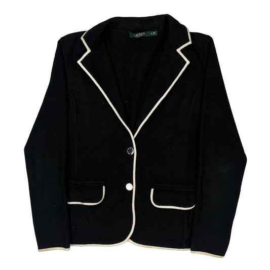 Ralph Lauren Blazer - Medium Black Knitted