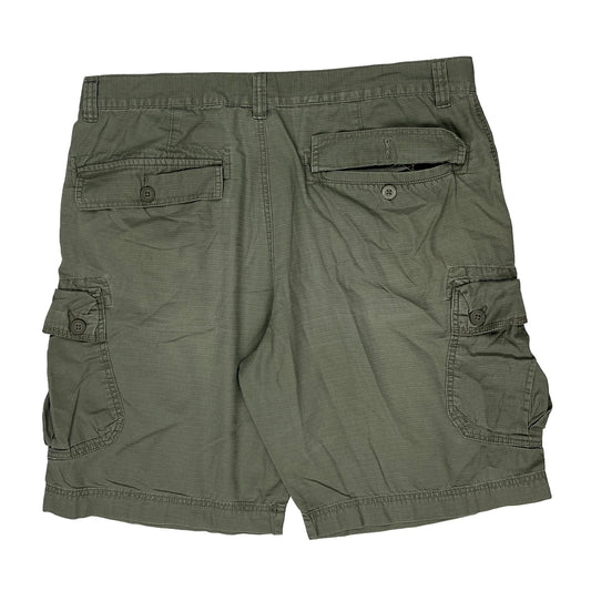 Calvin Klein Jeans Cargo Shorts - 38W 11L Green Cotton