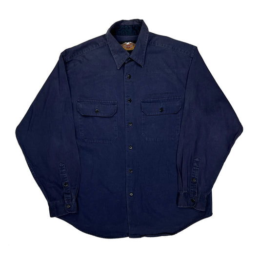 An American Legend Harley Davidson Shirt - Large Blue Cotton