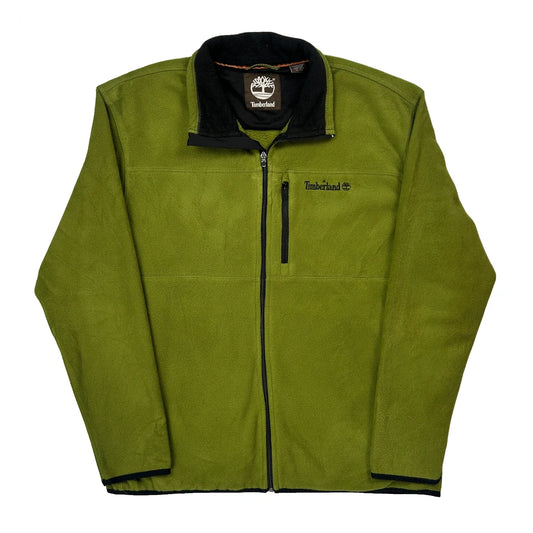 Timberland Fleece Jacket - XL Green Polyester