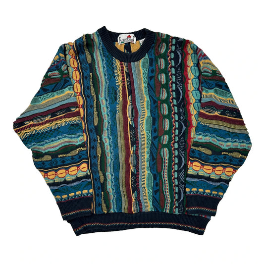 Florence Tricot Jumper - Large Multicoloured Cotton Blend