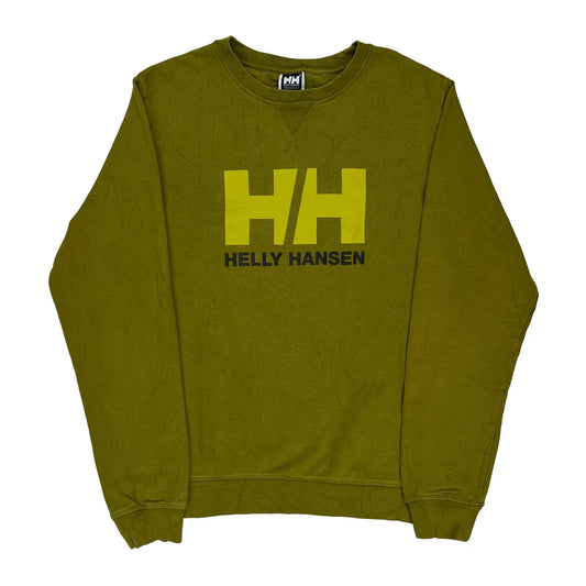 Helly Hansen Sweatshirt - XL Green Cotton