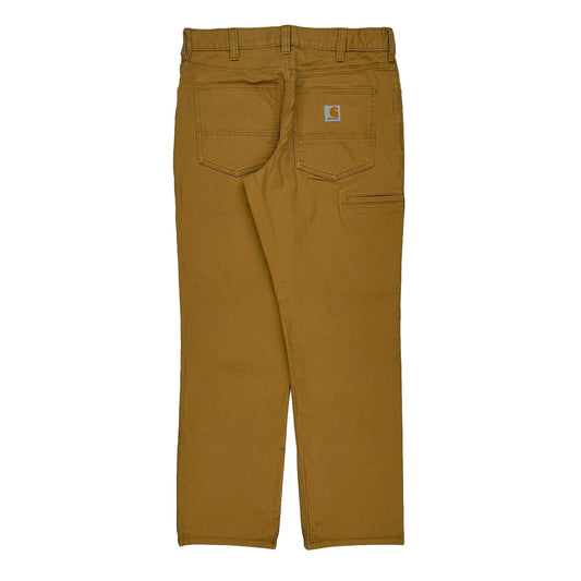 Carhartt Trousers - 32W 30L Brown Cotton Blend