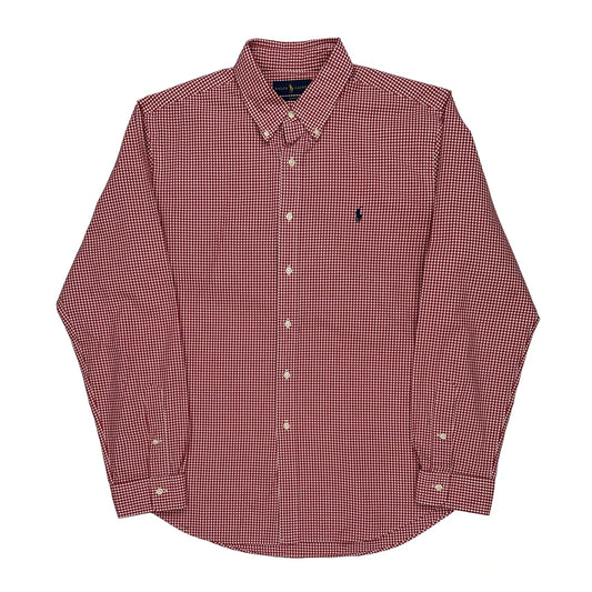 Ralph Lauren Slim Fit Shirt - XL Red Cotton