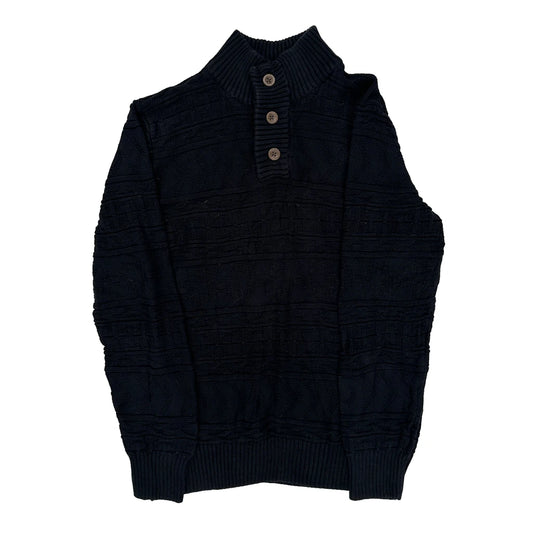 Dickies Jumper - Large Black Cotton