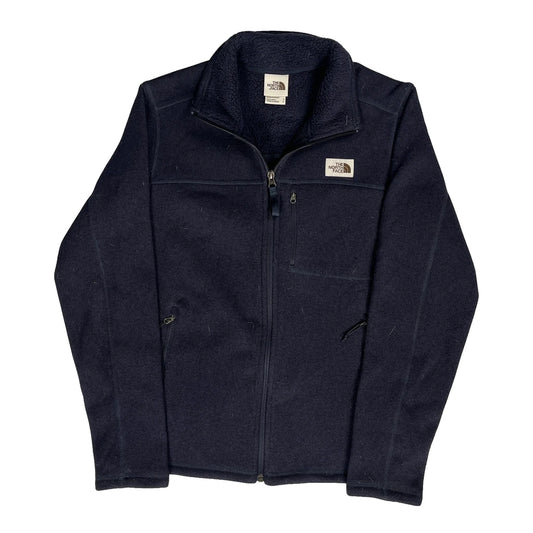 The North Face Fleece Jacket - Small Navy Polyester