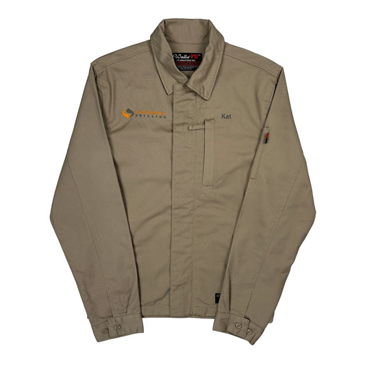 Flame Resistant Walls Workweaar Jacket - Small Khaki Cotton Blend