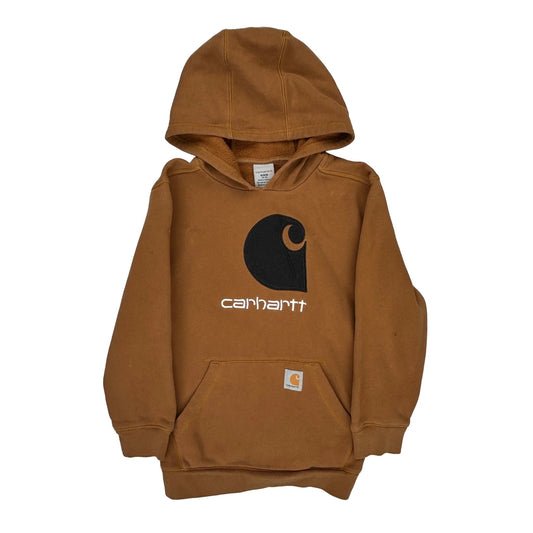 Age 10-12 Carhartt Hoodie - Medium Brown Cotton