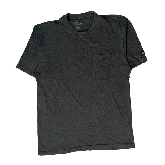 Dickies T-Shirt - Large Grey Cotton Blend