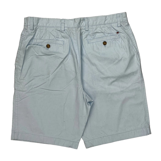 Tommy Hilfiger Chino Shorts - 34W 10L Blue Cotton