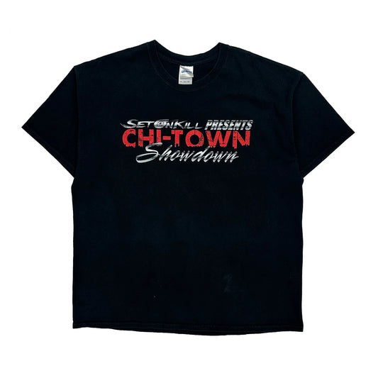 Chi-Town Showdown Gildan Graphic T-Shirt - XL Black Cotton