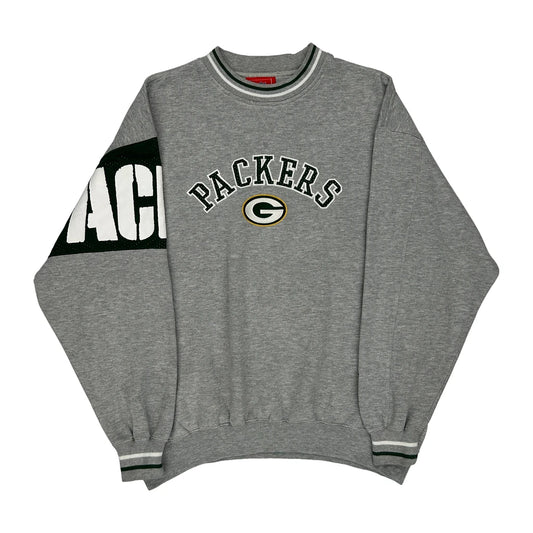 Packers Nfl Sweatshirt - Large Grey Cotton