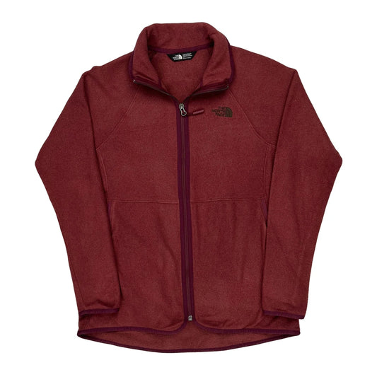 The North Face Fleece Jacket - Small Red Polyester