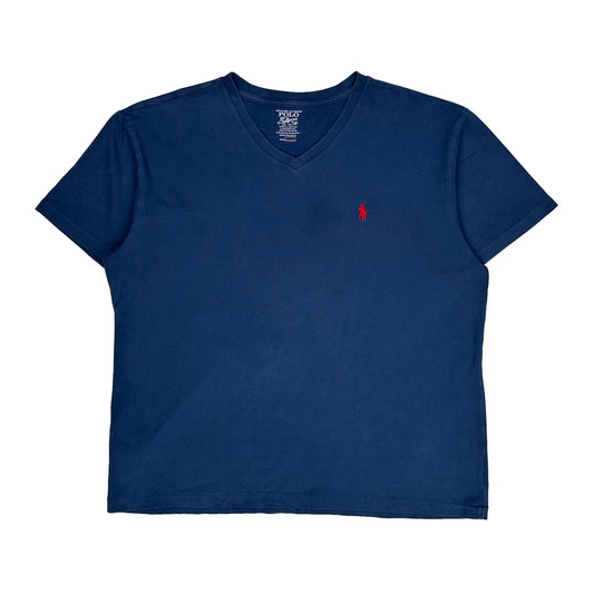 Polo By Ralph Lauren T-Shirt - Large Blue Cotton