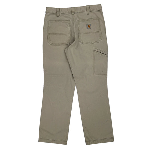 Carhartt Trousers - 31W 29L Beige Cotton Blend