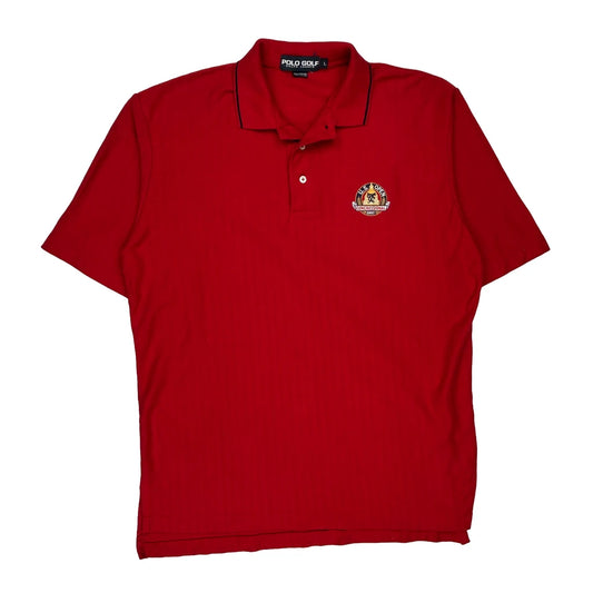 Polo By Ralph Lauren Polo Shirt - Large Red Cotton
