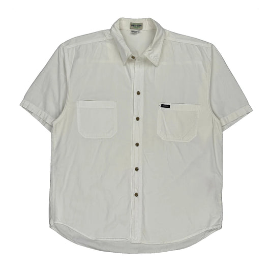 Guess Short Sleeve Shirt - XL White Cotton