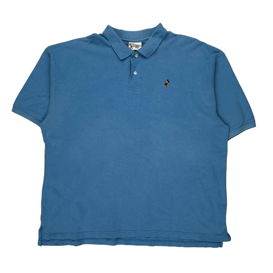 Disney Polo Shirt - XL Blue Cotton