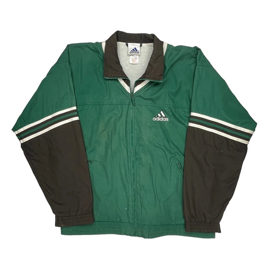 Adidas Spellout Track Jacket - Medium Black Polyester