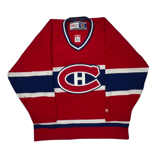 Montreal Canadiens Ccm Nhl Jersey - Medium White Polyester