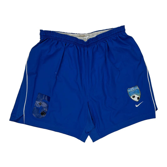 Nike Football Sport Shorts - Mediumw 6L Blue Polyester
