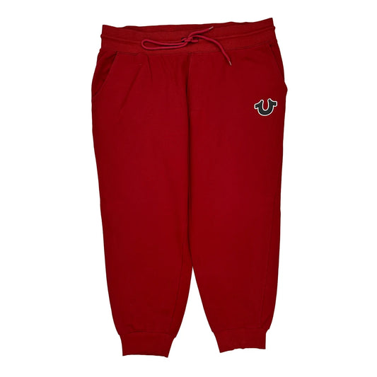 True Religion Joggers - 2XL Red Cotton Blend