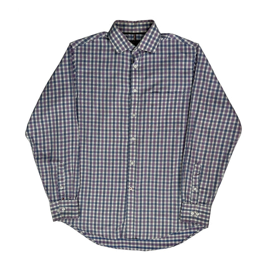 Tommy Hilfiger Checked Shirt - Medium Multicoloured Cotton