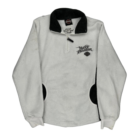 Harley Davidson Fleece - Large White Polyester