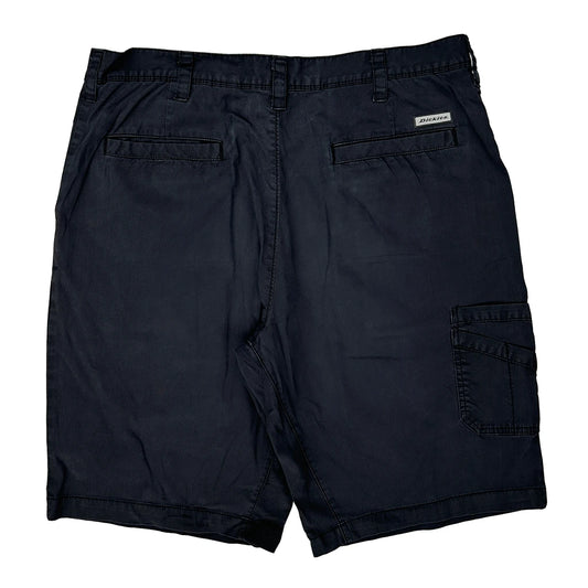 Temp-Iq Dickies Cargo Shorts - 36W 10L Black Cotton Blend