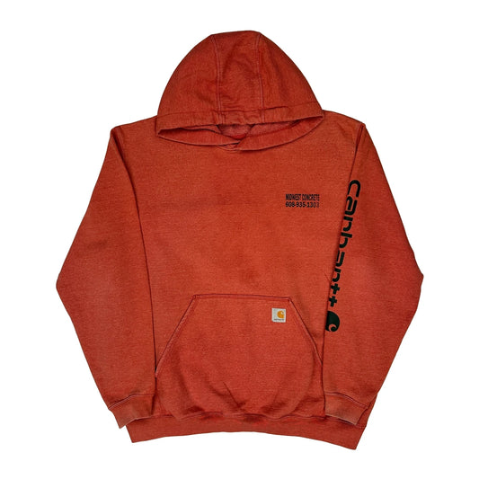 Midwest Concrete Carhartt Hoodie - XL Red Cotton