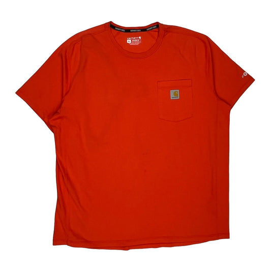 Carhartt Force Carhartt T-Shirt - XL Red Cotton