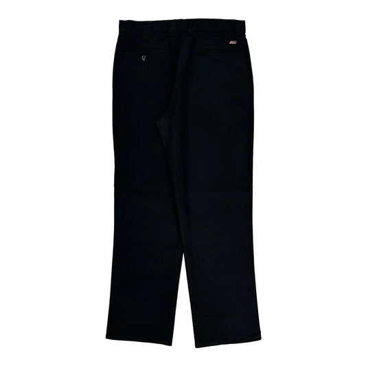 Vintage Dickies Trousers - 34W 32L Black Polyester Blend