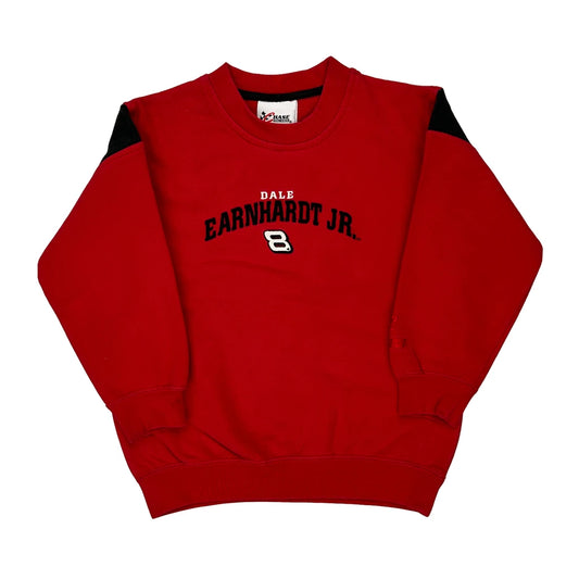 Dale Earnhardt Jr. Age 8 Chase Authentics Graphic Sweatshirt - Small Red Cotton Blend