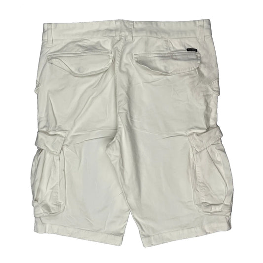 Guess Cargo Shorts - 36W 10L White Cotton
