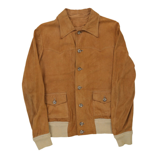 Vintage brown Unbranded Suede Jacket - mens large