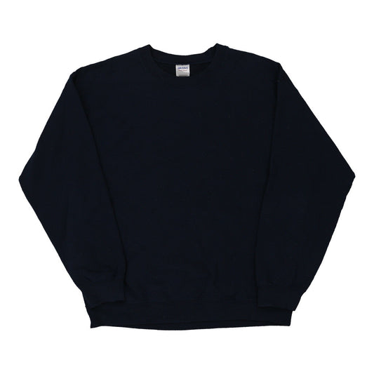 Vintage navy Gildan Sweatshirt - mens large
