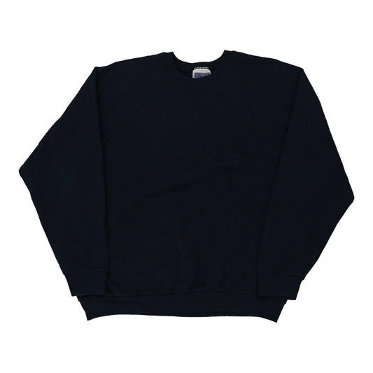 Vintage navy Fruit Of The Loom Sweatshirt - mens x-large