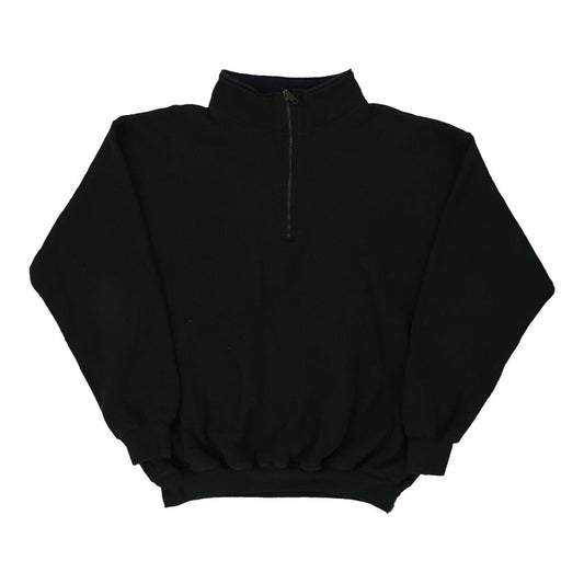 Vintage green Discus Athletics 1/4 Zip - mens large