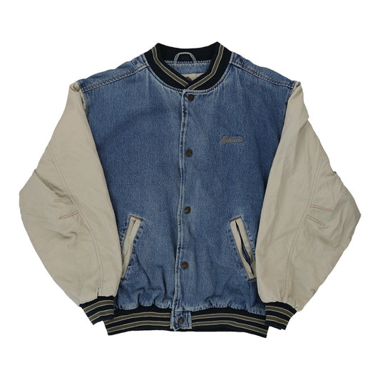 Vintage blue Gear Denim Jacket - mens x-large