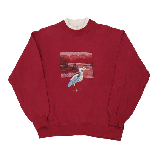 Vintage red Hanes Sweatshirt - womens medium